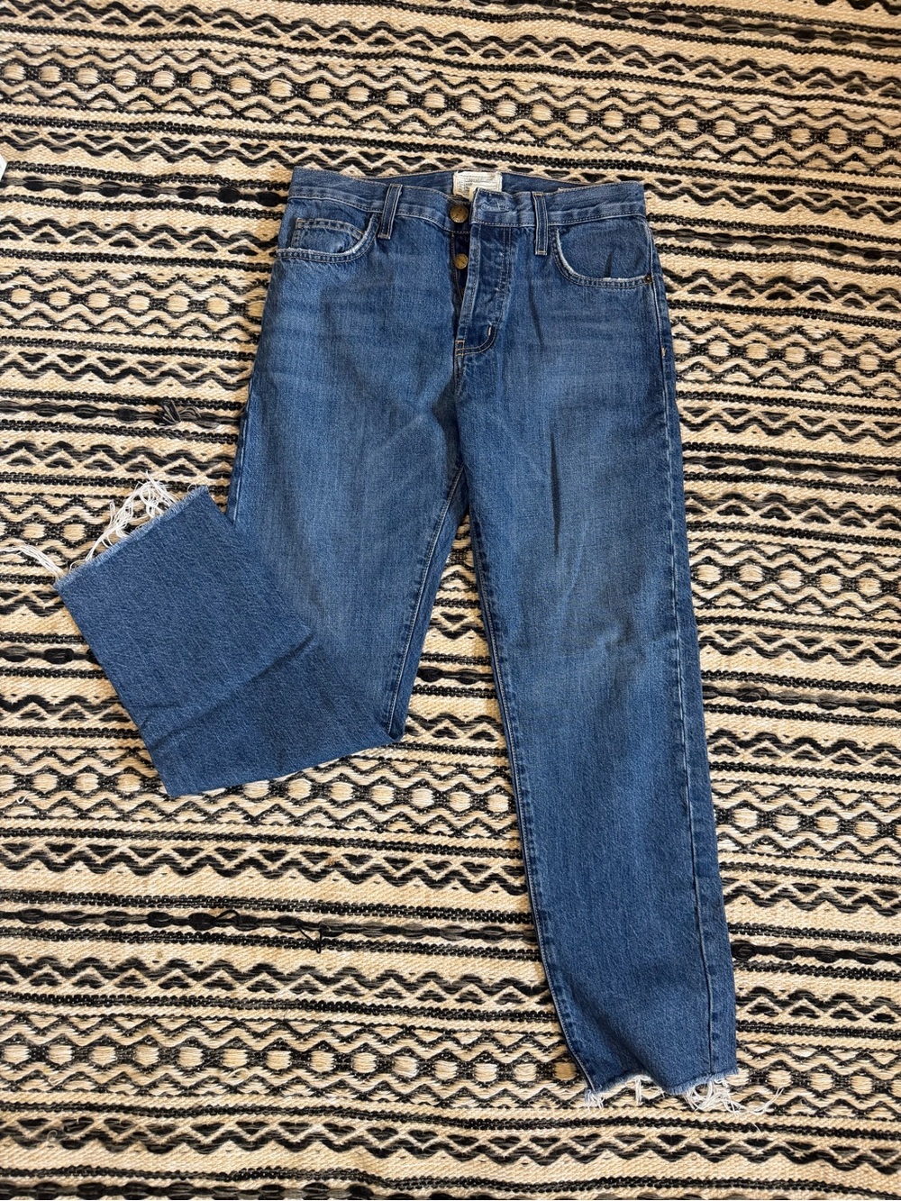 Current/Elliott Mid-Blue Relaxed Men's Jeans